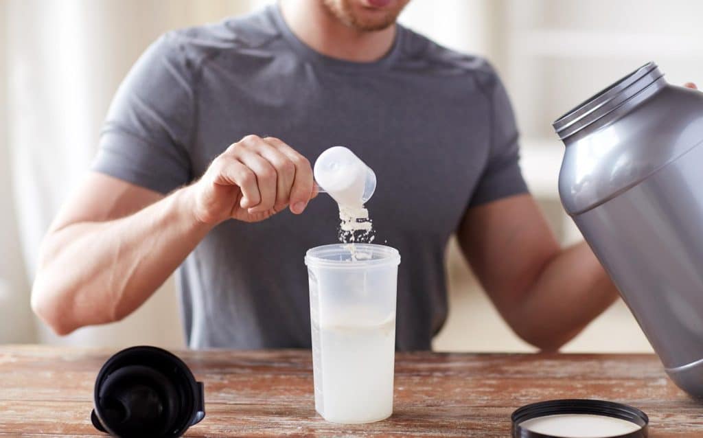 Protein Shake Mixing