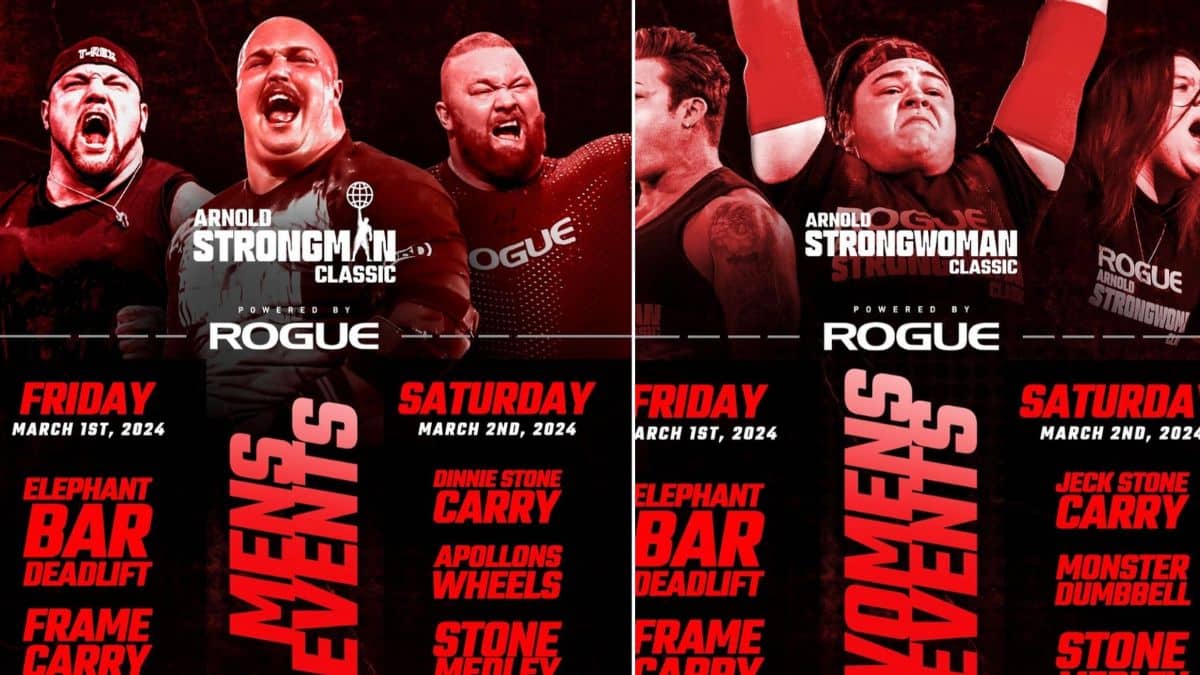 2024 Arnold Strongman & Strongwoman Classic Events Revealed Fitness Volt