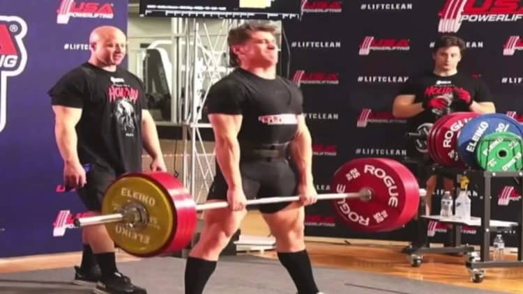 Justin Medeiros Powerlifting Competition