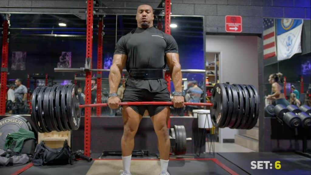 Larry Wheels Heavy Deadlift