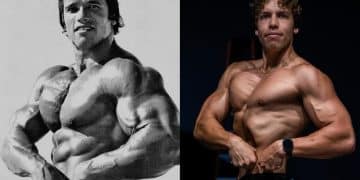 Arnold Schwarzenegger and Joseph Baena