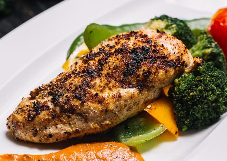 Grilled Chicken Breast With Broccoli