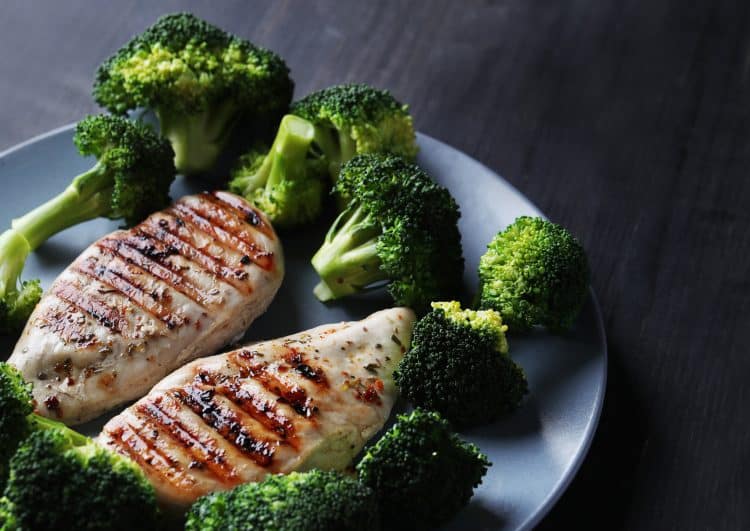 Grilled Chicken With Broccoli