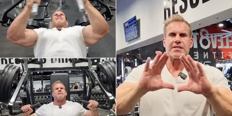 Jay Cutler Chest Calves Workout