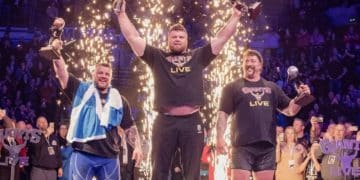 2024 Britain's Strongest Man Podium