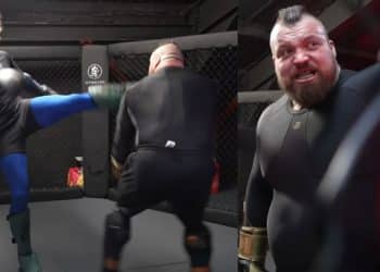 Eddie Hall Ko In Sparring