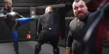 Eddie Hall Ko In Sparring