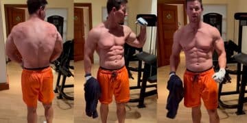 Mark Wahlberg New Year 2024 Physique Update