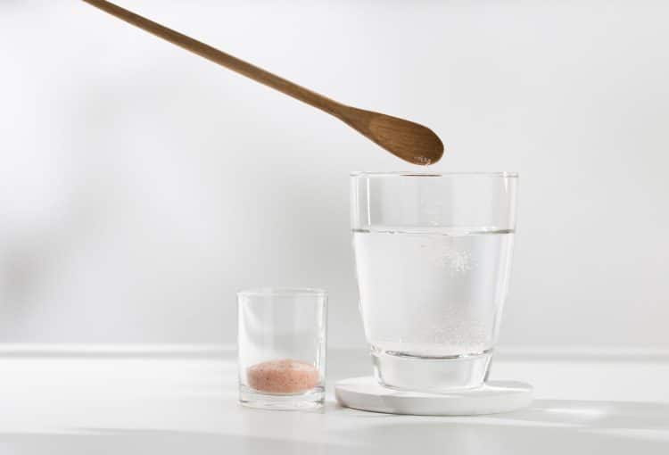 Mix Pink Himalayan Salt To Your Drinking Water