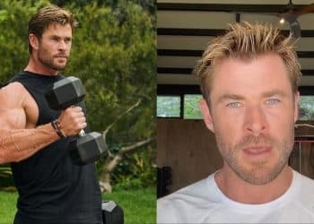 Hollywood Heartthrob Chris Hemsworth Finishes Off His Workout With