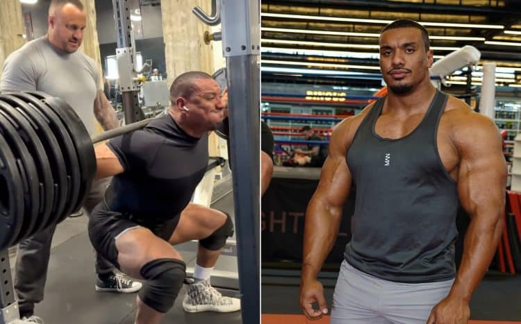 Larry Wheels Tears Hamstring Squatting 700 Pounds