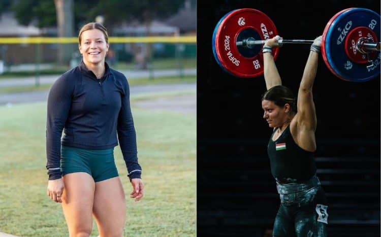 Laura Horvath 2024 European Weightlifting Championships