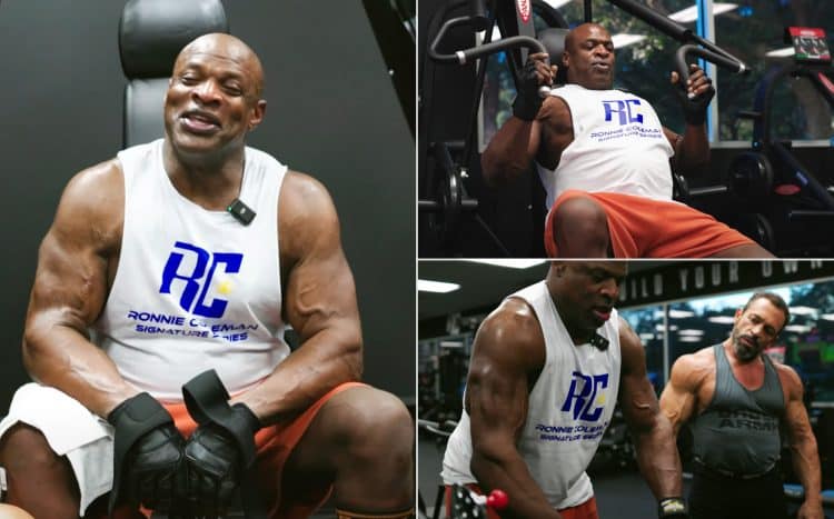 Ronnie Coleman Chest Triceps Training