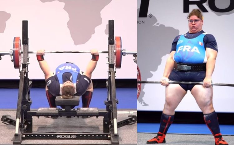 Amelie Mierger Bench Press World Record