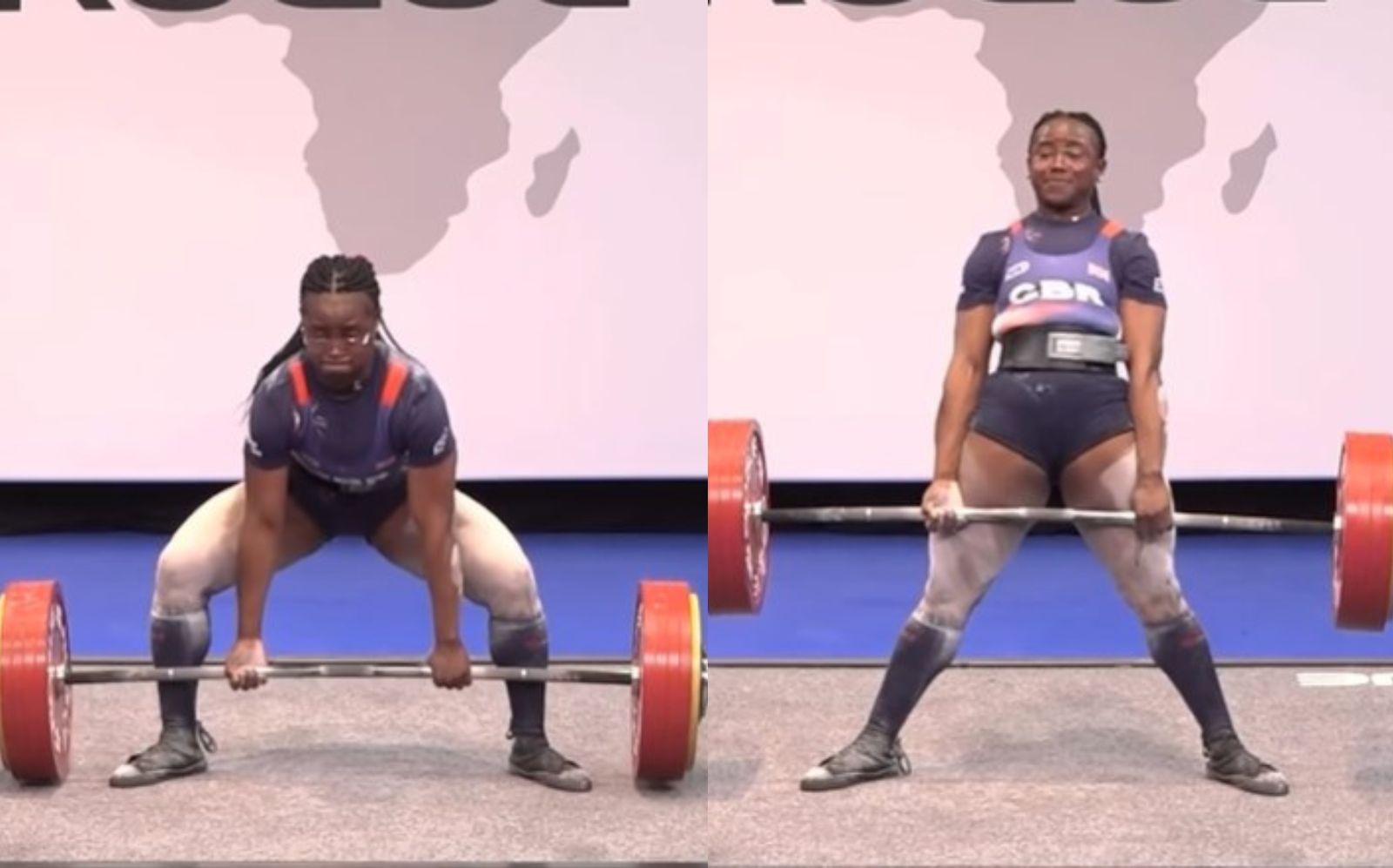 Erholove Izobodo-John (84KG) Crushed 263-kg (579.8-lb) Raw Deadlift IPF ...