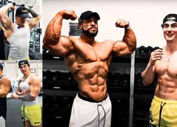 Ramon Dino Trains Arms With Jesse James