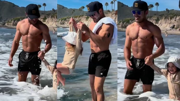 Zac Efron Shirtless Physique Update