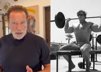Joseph Baena Looks Jacked Like His Father Arnold Schwarzenegger
