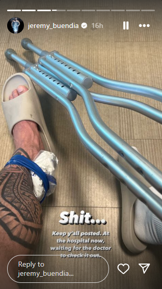 Jeremy Buendia Suffers from Ruptured Achilles Tendon After 'Freak ...