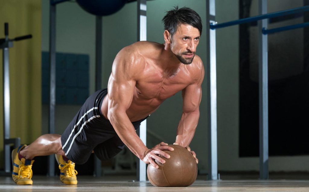 Pushups On Medicine Ball
