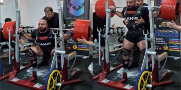 Zahir Khudayarov 490 Kg Squat With Wraps