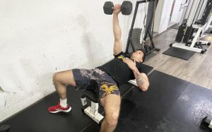 One Arm Dumbbell Bench Press