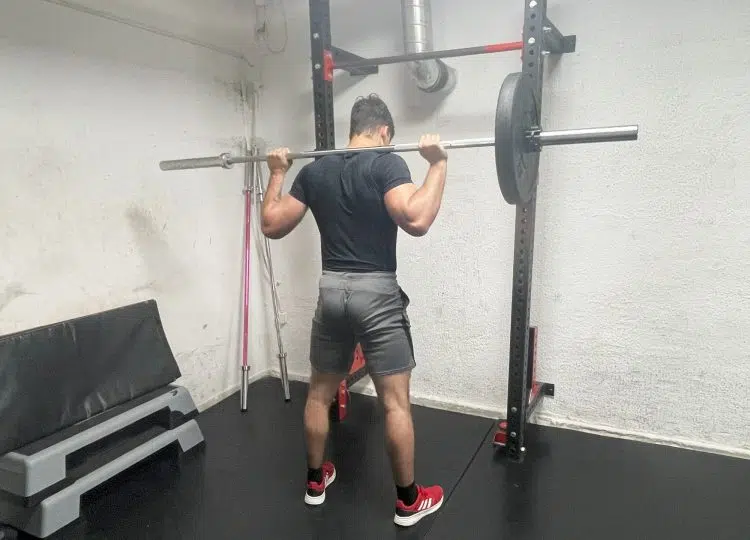 One Side Loaded Squat Standing Position