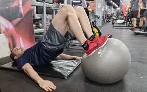 Stability Ball Leg Curl