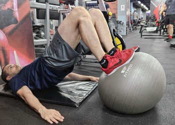 Stability Ball Leg Curl