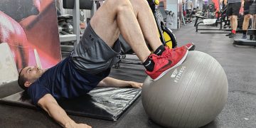 Stability Ball Leg Curl