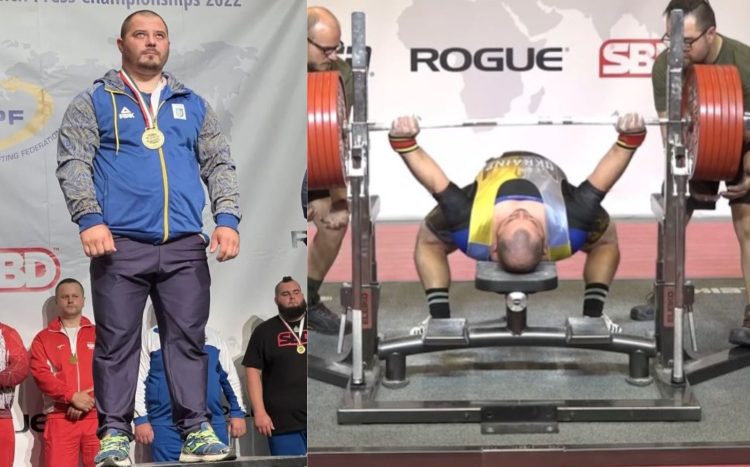 Viktor Leskovets Equipped Bench World Record