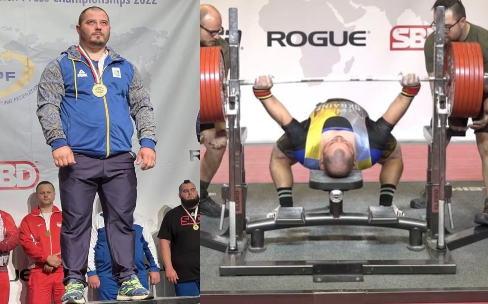 Viktor Leskovets (105KG) Sets 325.5kg (717.6lb) Equipped Bench Press