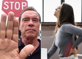 Arnold Schwarzenegger Damage of Sitting