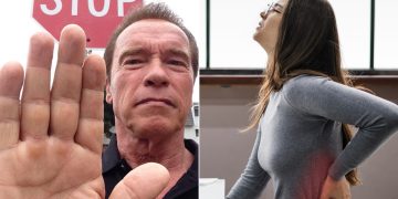 Arnold Schwarzenegger Damage of Sitting