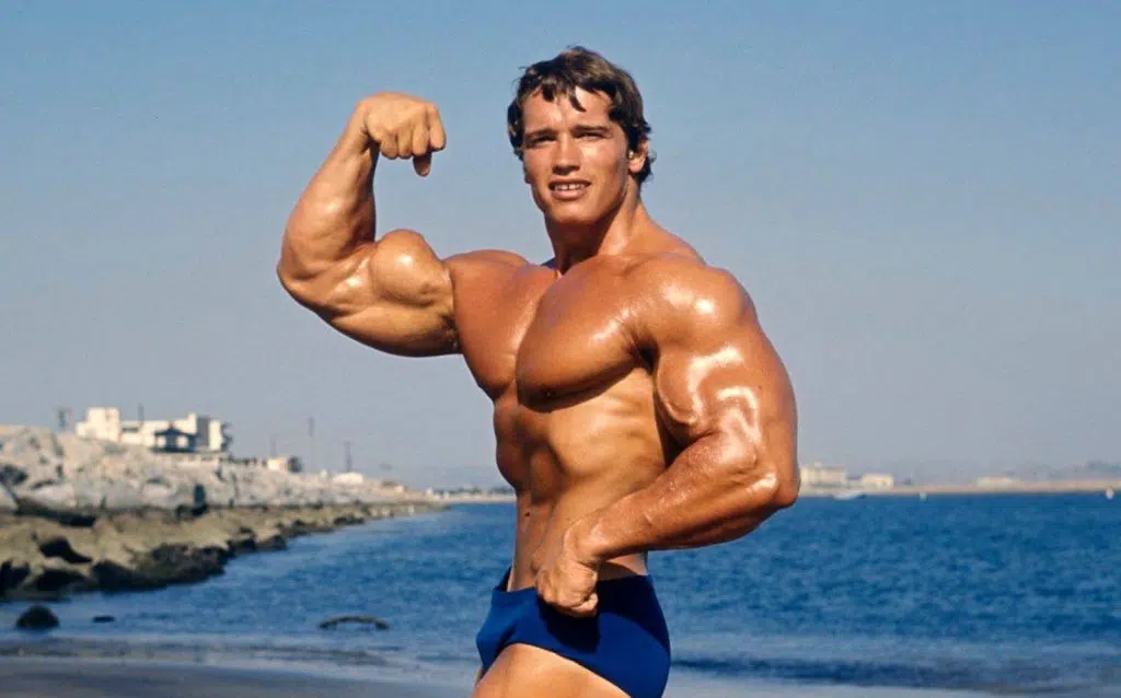 Arnold Schwarzenegger Posing