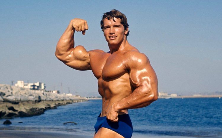 Arnold Schwarzenegger Posing