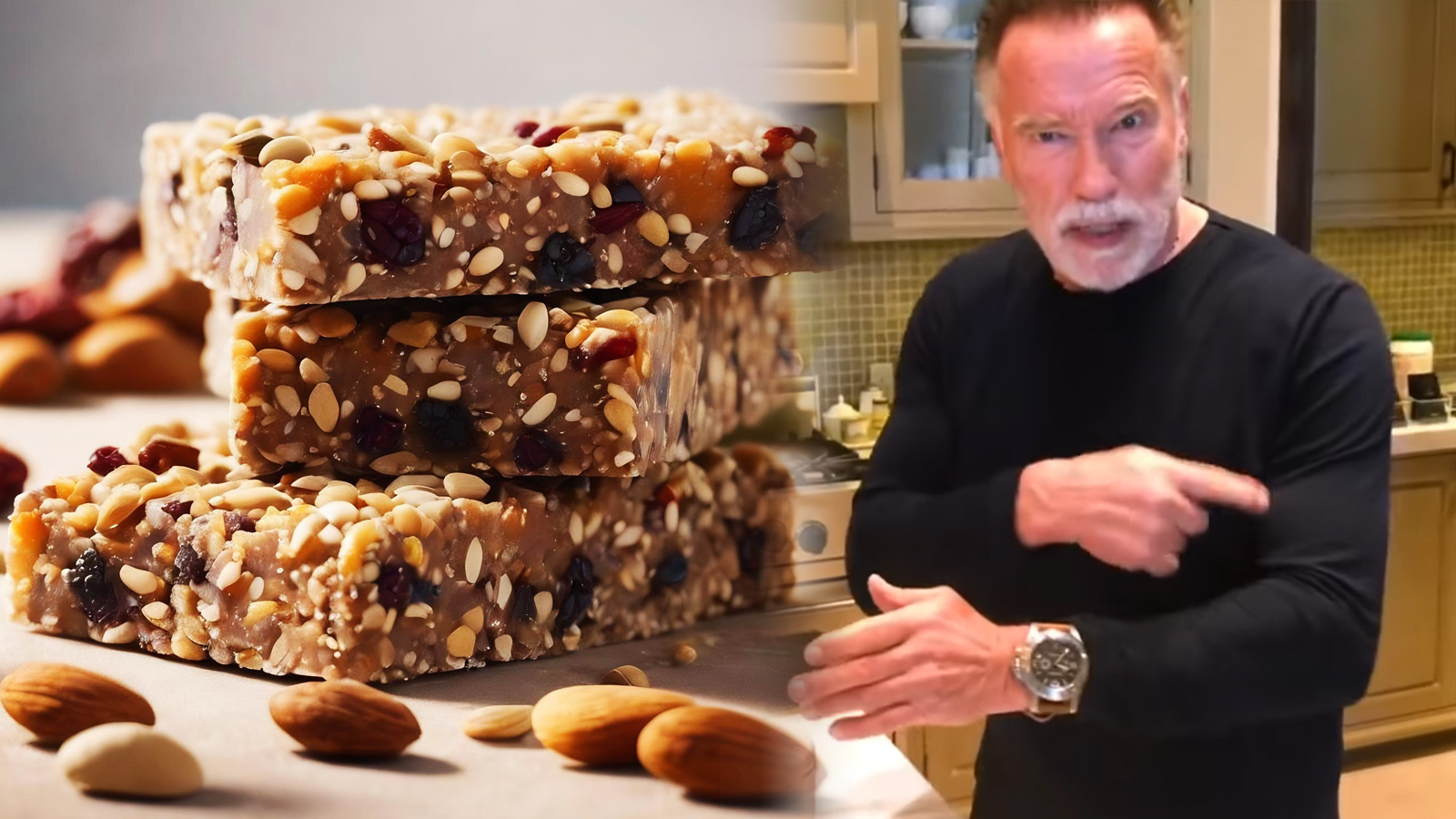 Try Arnold Schwarzenegger’s Homemade Protein Bar for a Healthier Snack