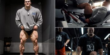 Nick Walker 2024 New York Pro Leg Training