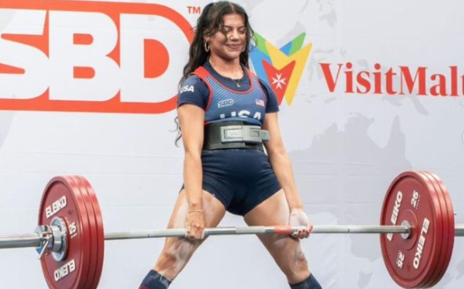 Jessica Espinal (47KG) Sets 177.5kg (391.3lb) Raw Deadlift Junior