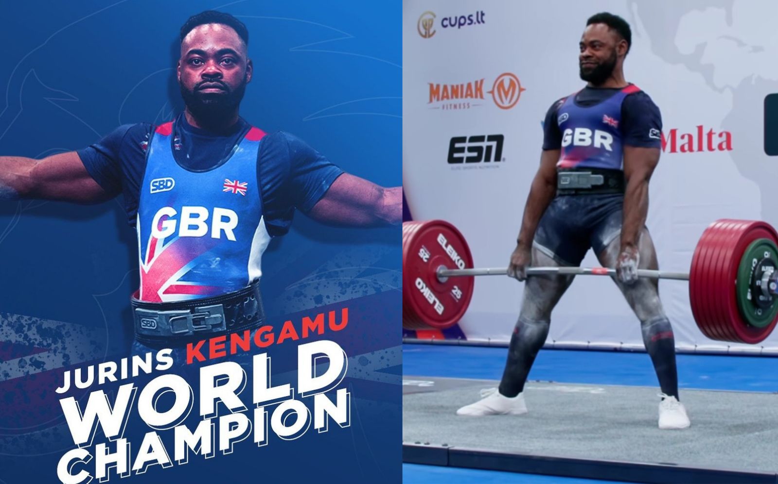 Jurins Kengamu (83KG) Sets 845kg (1,862.9lb) Raw Total World Record