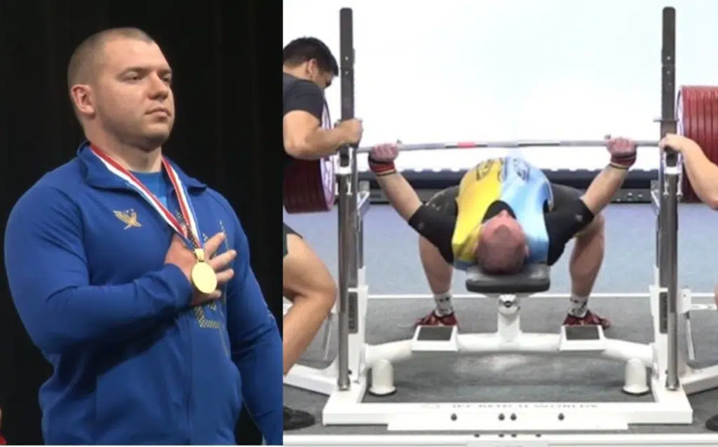 Kostiantyn Musiienko Bench Press World Record