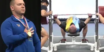 Kostiantyn Musiienko Bench Press World Record