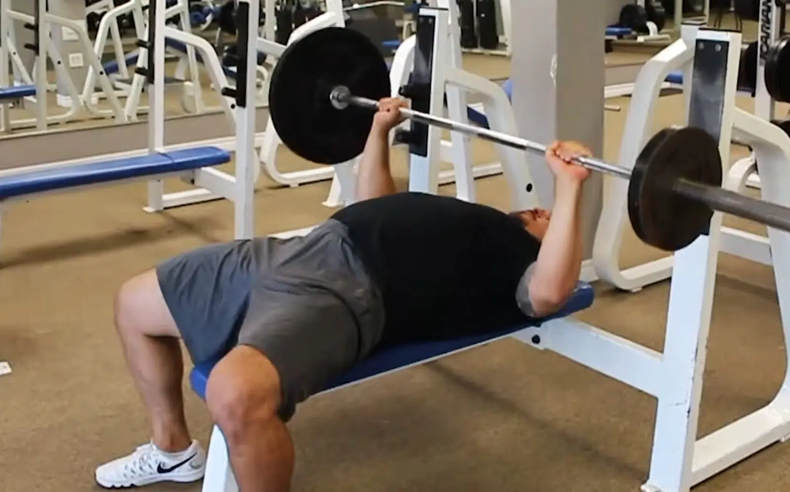 Offset Barbell Bench Press