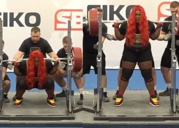 Sonita Kyen Muluh Raw Squat World Record