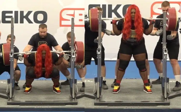 Sonita Kyen Muluh Raw Squat World Record