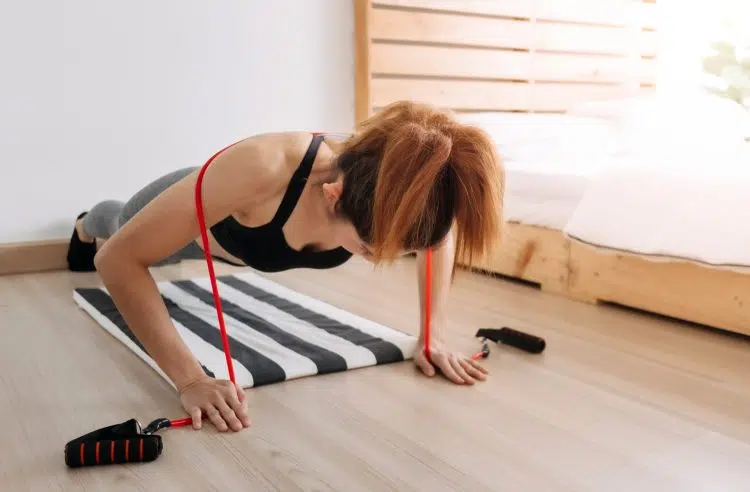 Resistance Band Push Up