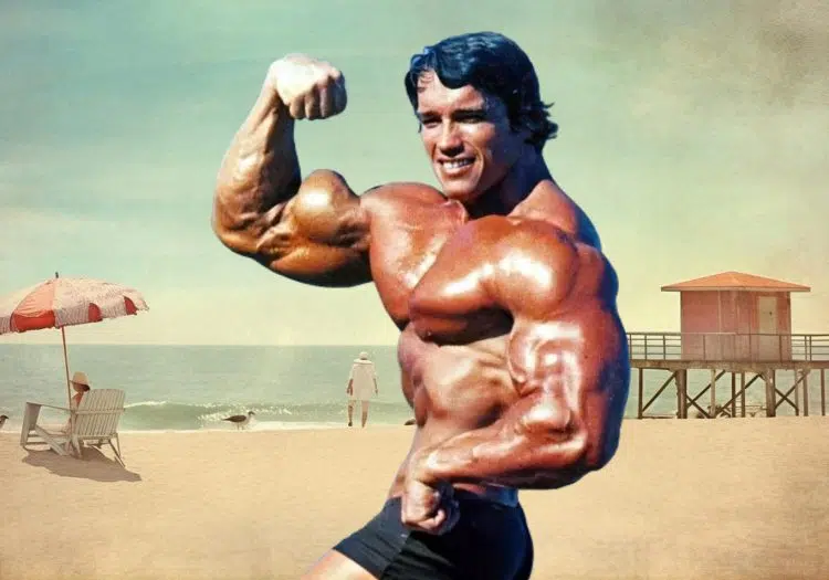 Arnold Double Biceps