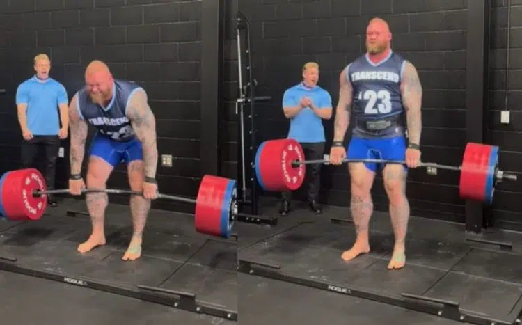 Hafthor Bjornsson 1 005 Pound Deadlift