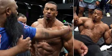 Larry Wheels Knocked Out Power Slap Champion