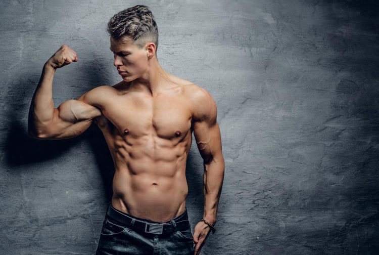 Bodybuilder Flexing Bicep Bodybuilder Flexing Bicep